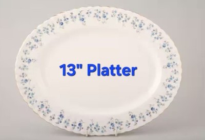 Ausgezeichnetes Vintage Sammlerstück 1965 Royal Albert ''Memory Lane'' 13'' ovale Platte