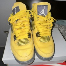 Jordan Air Jordan 4 Retro Lightning Yellow/Gr...
