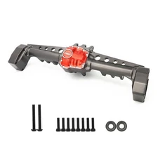 Treal X0038SQIKN Rear Portal Axle Aluminum 7075 (Titanium) for Axial SCX10 III