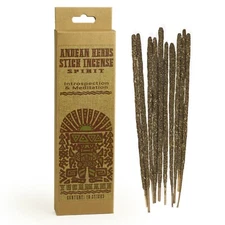 Smudging Incense - Spirit - Andean Herbs Incense Sticks - Introspection & Medita