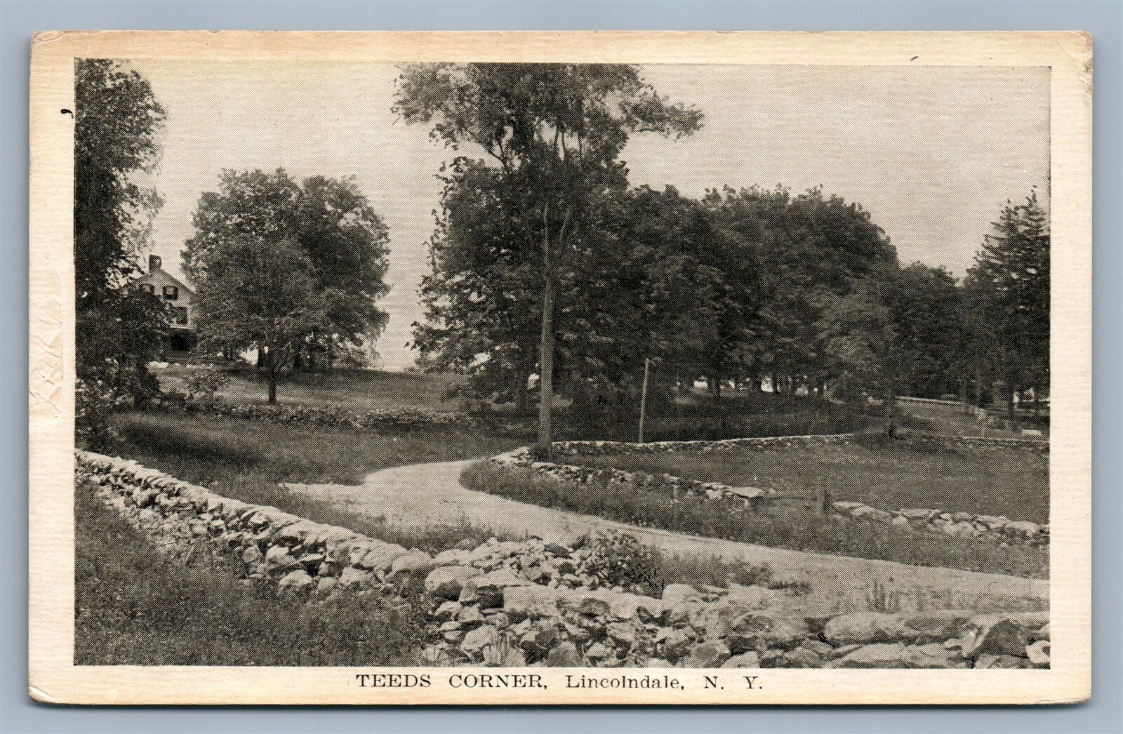 LINCOLNDALE NY TEEDS CORNER ANTIQUE POSTCARD eBay