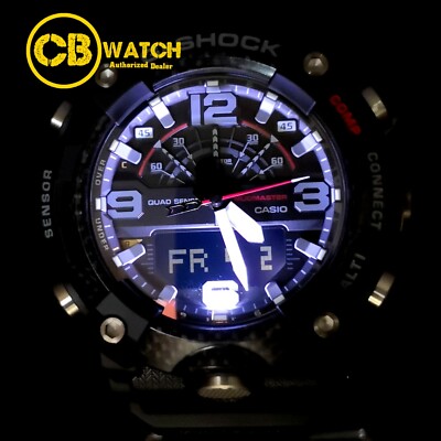 CASIO G-SHOCK GG-B100-1A MUDMASTER x CARBON QUAD SENSOR WATCH ARMY