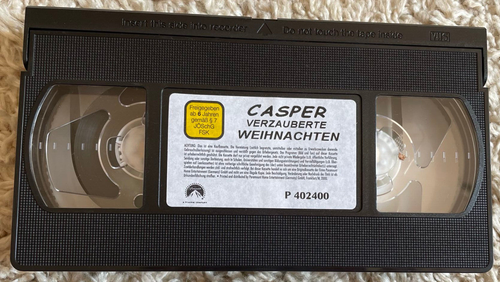 2x VHS Video CASPER * Wie alles begann 1997 & Verzauberte Weihnachten 2000 - Bild 9 von 22
