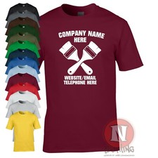Decorators house painters t-shirt custom personalise your company details