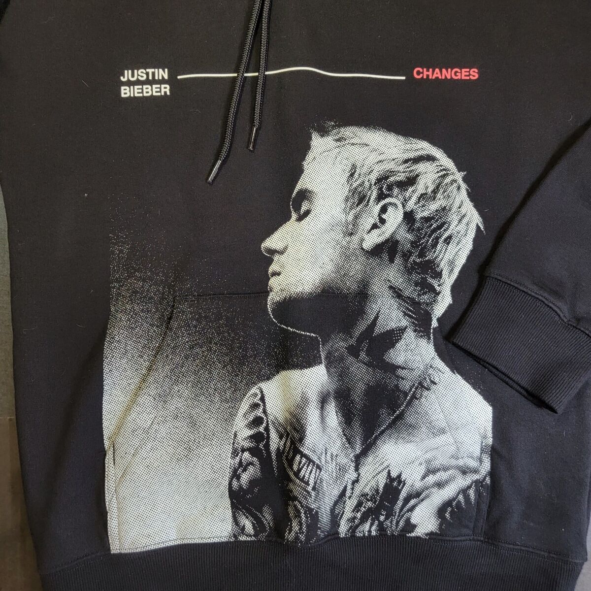 H&M x Justin Bieber Changes Black Pullover Concert Hoodie H&M x Justin Bieber Changes Black Pullover Concert Hoodie