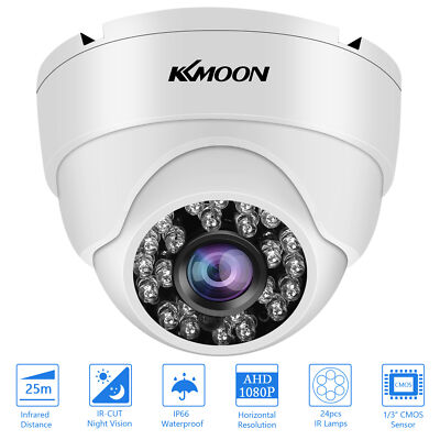 KKmoon 1080P 2MP CCTV Dome Camera Surveillance AHD Camera For Analog DVR T0I2