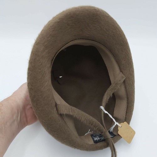 Boutique Montreal New York Genuine Beaver Pelt Womens Hat Bucket Style Millinery - Picture 3 of 7