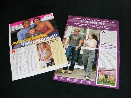 JADE GOODY magazine clippings - Picture 19 of 24