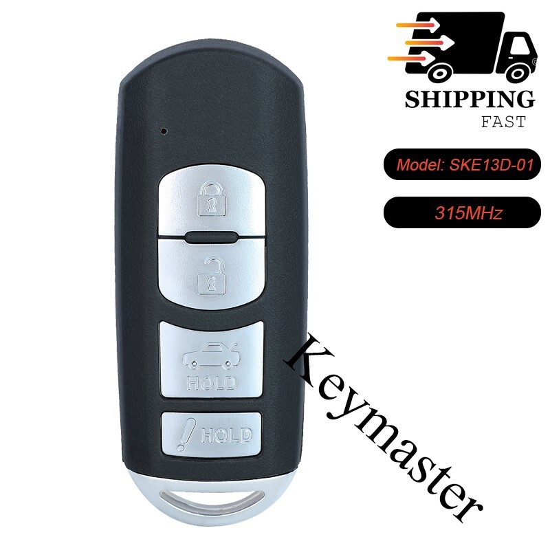 for Mazda 3 6 MX-5 Miata Smart FSK 315MHz Remote Key Fob