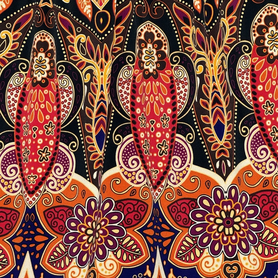 Camisa Top Dressbarn 14 16 XL Naranja Rojo Cachemira Cuello Redondo Manga Corta Elastizada Foto 2 de 4