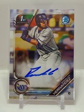 2019 Bowman Chrome 1st Ronaldo Hernandez Base Auto Rays ROOKIE RC Autograph C4