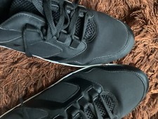 schuh black men trainers size 8