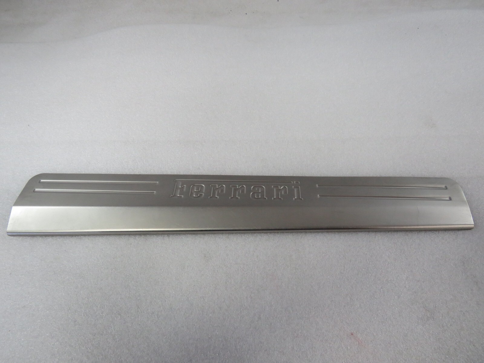 Ferrari 458 Italia, Spider, LH, Kick Plate, Stainless, Used, P/N 81362300