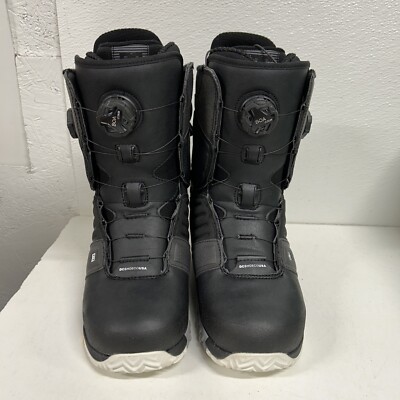 DC Judge Double Boa Snowboard Boots US Men's Size 7 Black