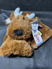 Demdaco Nat  Jules Plush Reindeer Scarf New With Tags