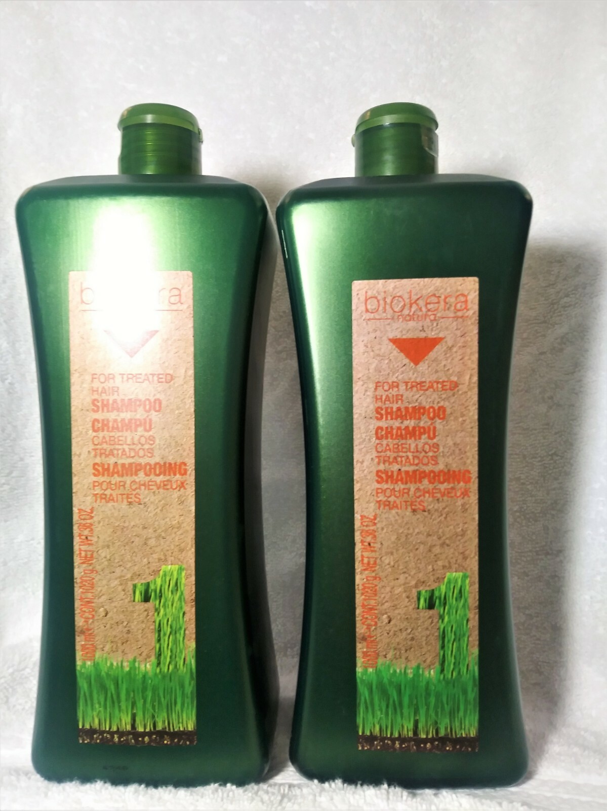 SALERM BIOKERA NATURA FOR TREATED HAIR SHAMPOO 36oz/1000ml (2 Units)