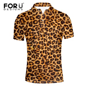 tiger print golf shirt