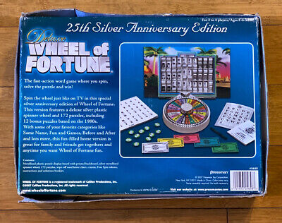 【最安値】Wheel of Fortune DELUXE WHEEL OF FORTUNE 25th Silver Anniversary Edition