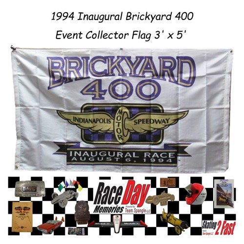 1994 Inaugural Brickyard 400 Event Collector Flag 3' x 5' Jeff Gordon Hendrick