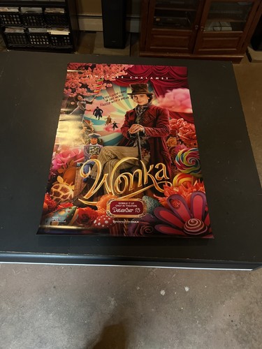 WONKA Double Sided Movie Poster 27 x 40 (version one)