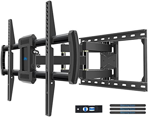 UL Listed Full Motion TV Wall Mount for Most 42-84'' TVs, TV Mount with Black