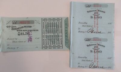Ohio State Prepaid Revenue Tax Recipe coupon Mint Condition 3 cent