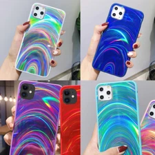 iPhone 13 Pro Holographic Prism Laser 3D Rainbow Glitter Capa Coque Case