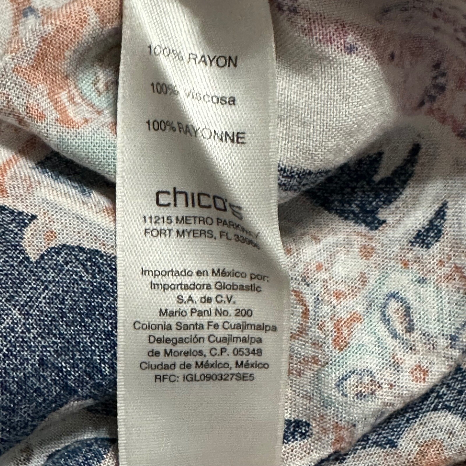 Chico's Paisley Patchwork Print Button Down Shirt… - image 5