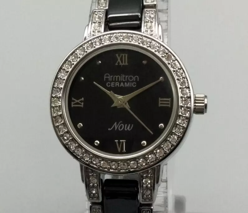 Armitron ceramic ladies shop watch