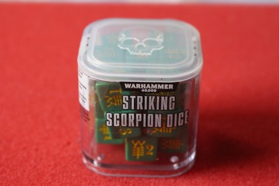 Eldar Craftworlds Striking Scorpions Würfel Neu Neu BNIB Games Workshop Warhammer 40k 