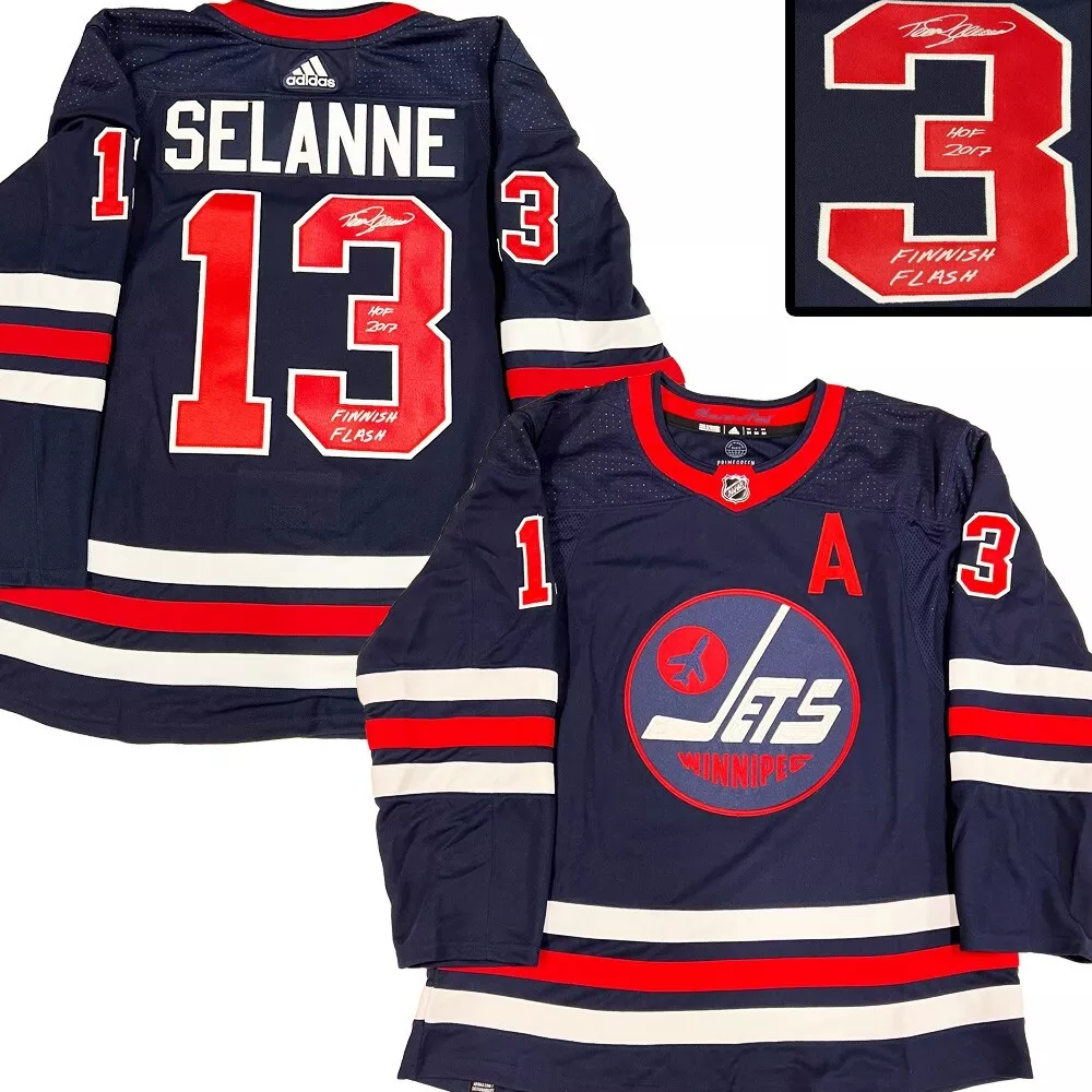 Teemu Selanne Anaheim Ducks Autographed CCM Pro Jersey