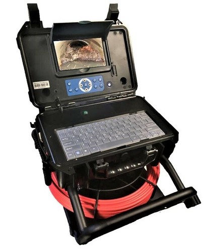 All-in-One 115 Ft Waterproof Self-Level 23mm Pipe Drain Sewer Inspection Camera - Picture 4 of 12