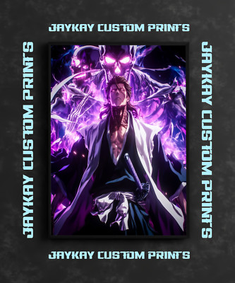 Bleach Aizen Sosuke Anime Manga Wallart Poster Print - No Frame