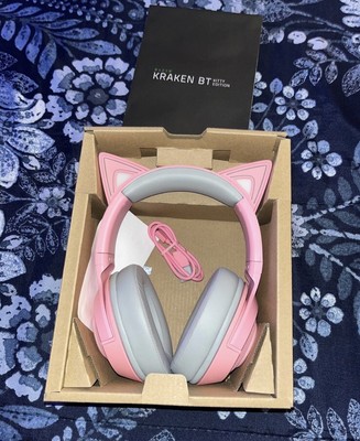 Razer Kraken BT Kitty Rz04-03520100-r3u1 Pink Bluetooth Headphones Headset