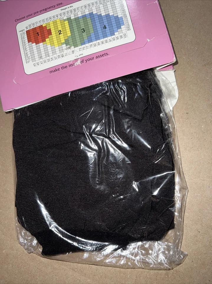 Sara Blakely Marvelous Mama Assets 孕妇连裤袜黑色 4 码 — 第 3/3 张图片