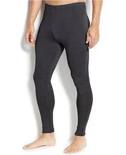 $61 32 Degrees Heat Mens Thermal Pant Gray Long John Leggings Base Layer Size S