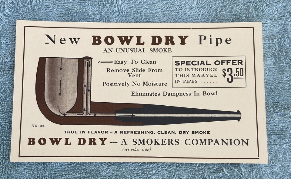Old Bowl Dry Smoking Pipe LotHollman Pipe CompanyToledo Ohio eBay