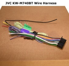 Authentic JVC KW-M740BT KWM740BT 22 Pin Wire Harness Free Shipping