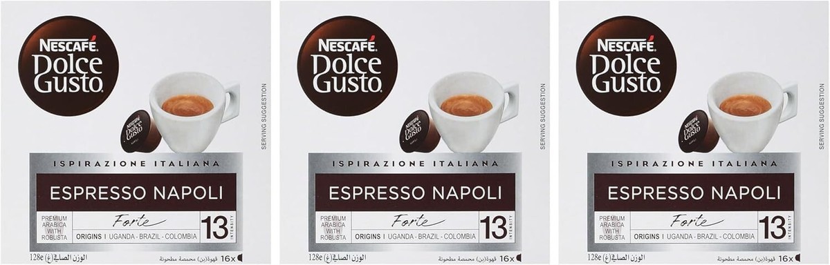 NESCAFÉ DOLCE GUSTO Espresso Napoli Coffee Capsules x Boxes 48