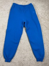 Vintage United State Olympic Committee Sweatpants Mens Large Elastic Waist Blue