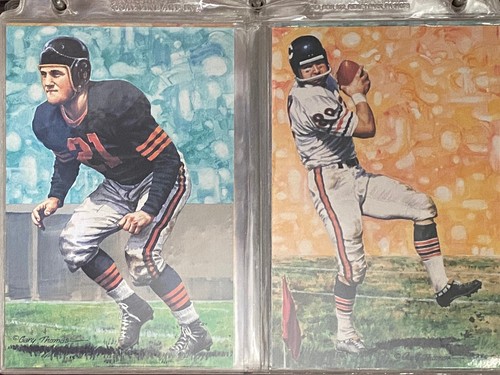 Goal Line Art GLA Pro Football Hall Of Fame Series 1, 2, & 3 Postcards W Binder - Picture 6 of 14