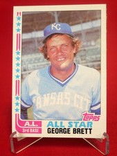 George Brett All-Star 1982 Baseball Card TOPPS #549 EX-MT