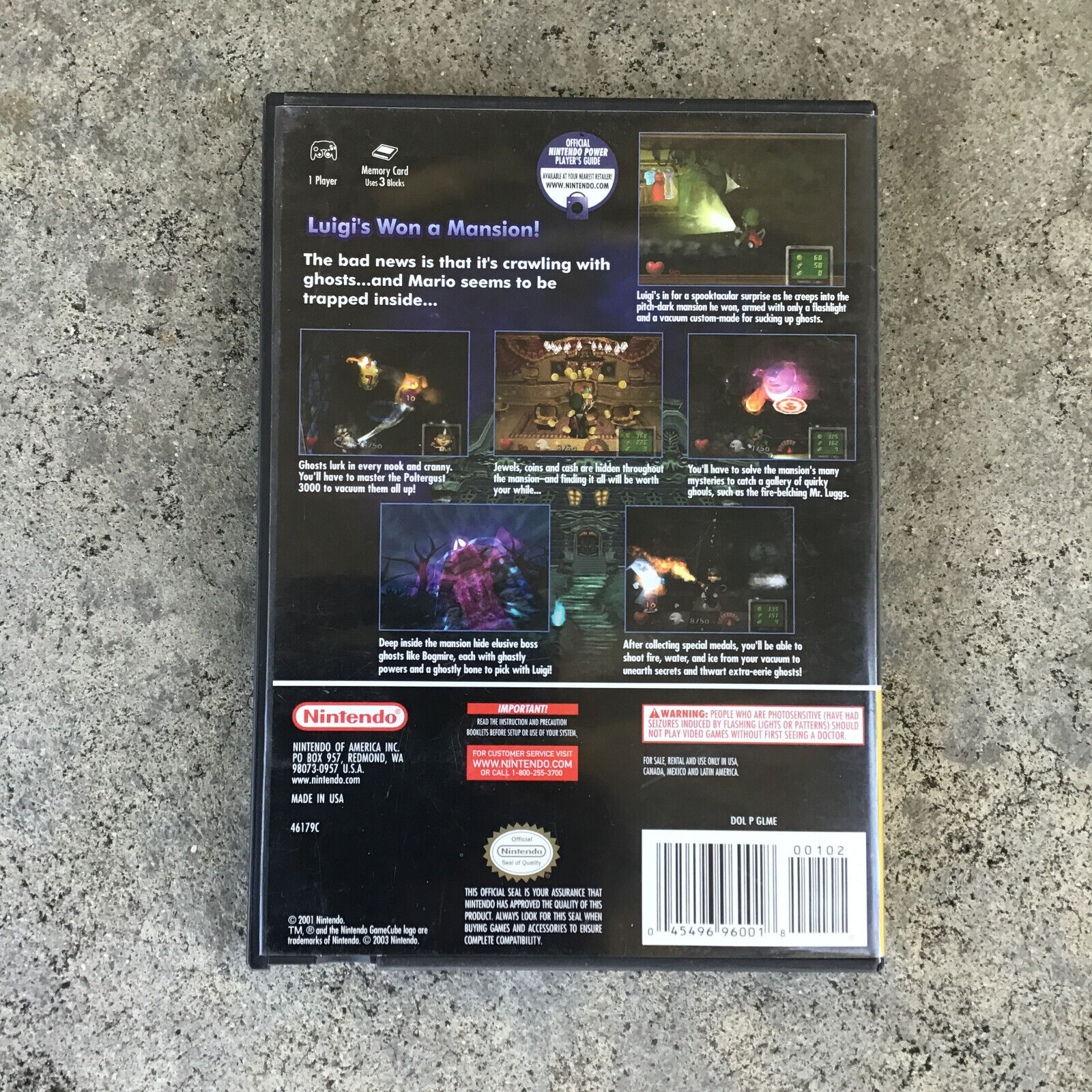 Luigi's Mansion Nintendo GameCube Complete on eBid United States