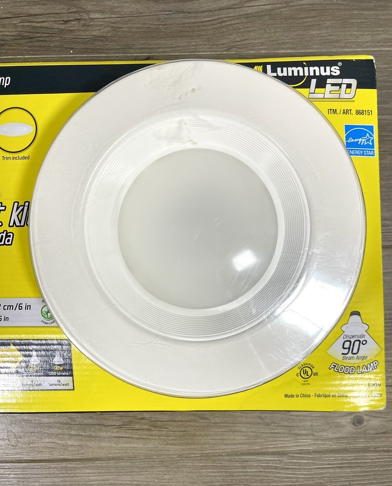 Luminus LED Dimmable Retrofit Light Kit 1300 Lumen Warm White Flood