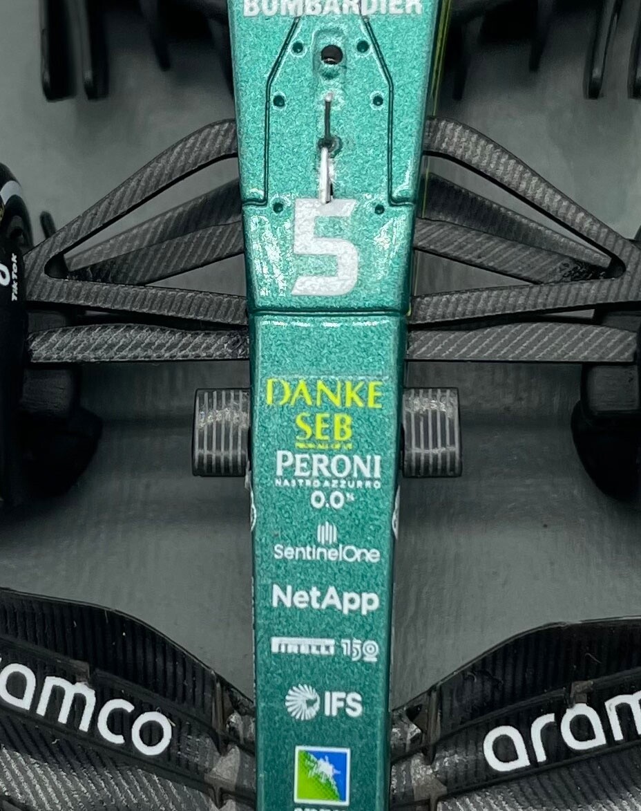 Spark S8552 Aston Martin AMR22 Abu Dhabi GP 2022 - Sebastian Spark S8552 Aston Martin AMR22 Abu Dhabi GP 2022 - Sebastian