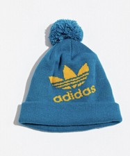 Adidas Orginals Teal Gold Pom Pom Beanie Unisex One Size Brand New