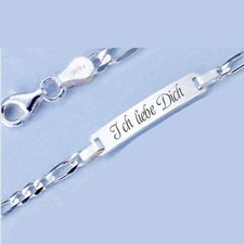 GRAVUR ARMBÄNDER-EINZELN ODER PAAR-ECHT SILBER-INKL.GRAVUR-MADE IN GERMANY