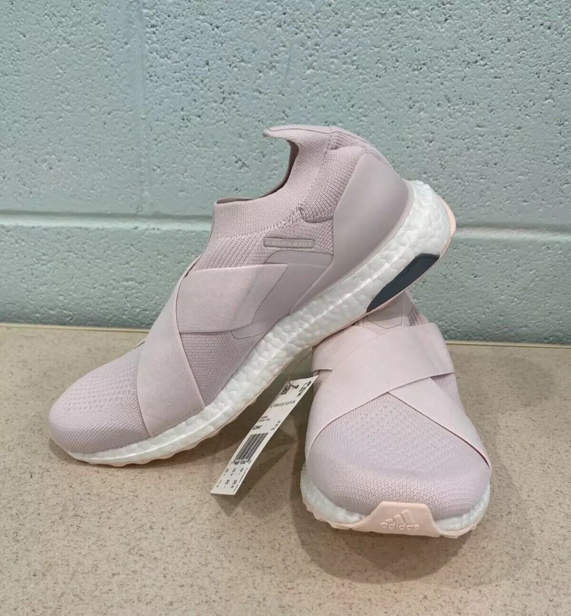 Adidas Women's UltraBoost Slip On DNA GZ9847 Pink and White