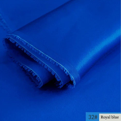 Tela Charmeuse de seda natural de 1 yarda*114 cm 16 momme material satinado de seda para vestido - Imagen 41 de 52