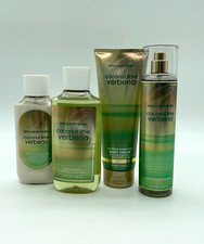 Bath  Body Works COCONUT LIME VERBENA Mist ,Body Cream , Lotion  Wash Set of 4